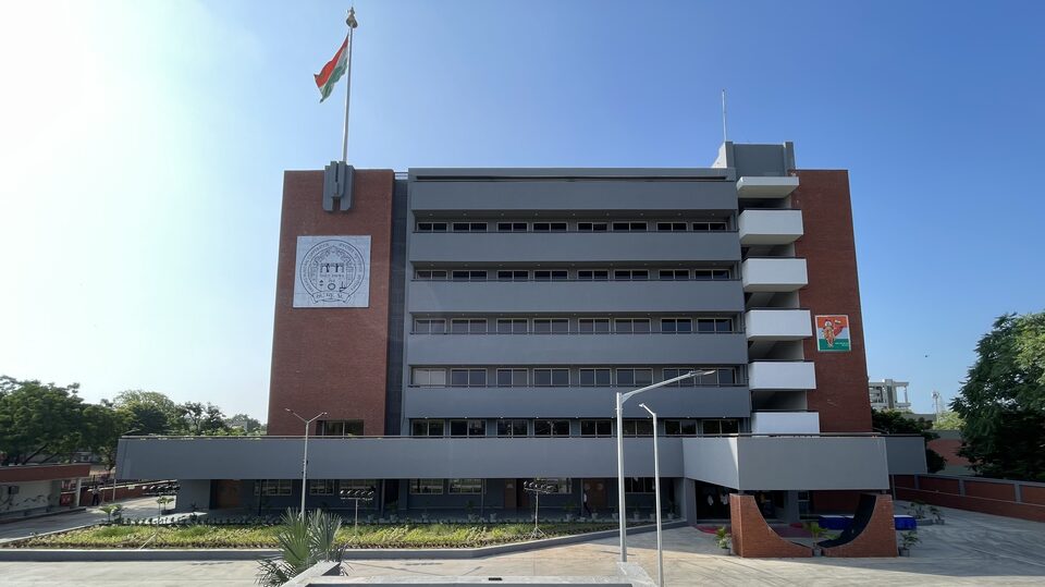 The AMC Zonal Office at Prahladnagar