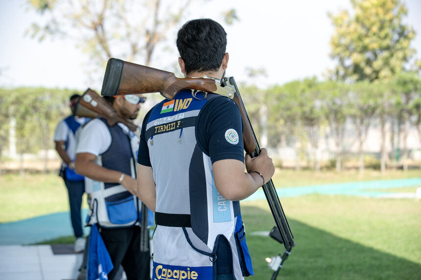 A shooter at the Crowne range, Valad