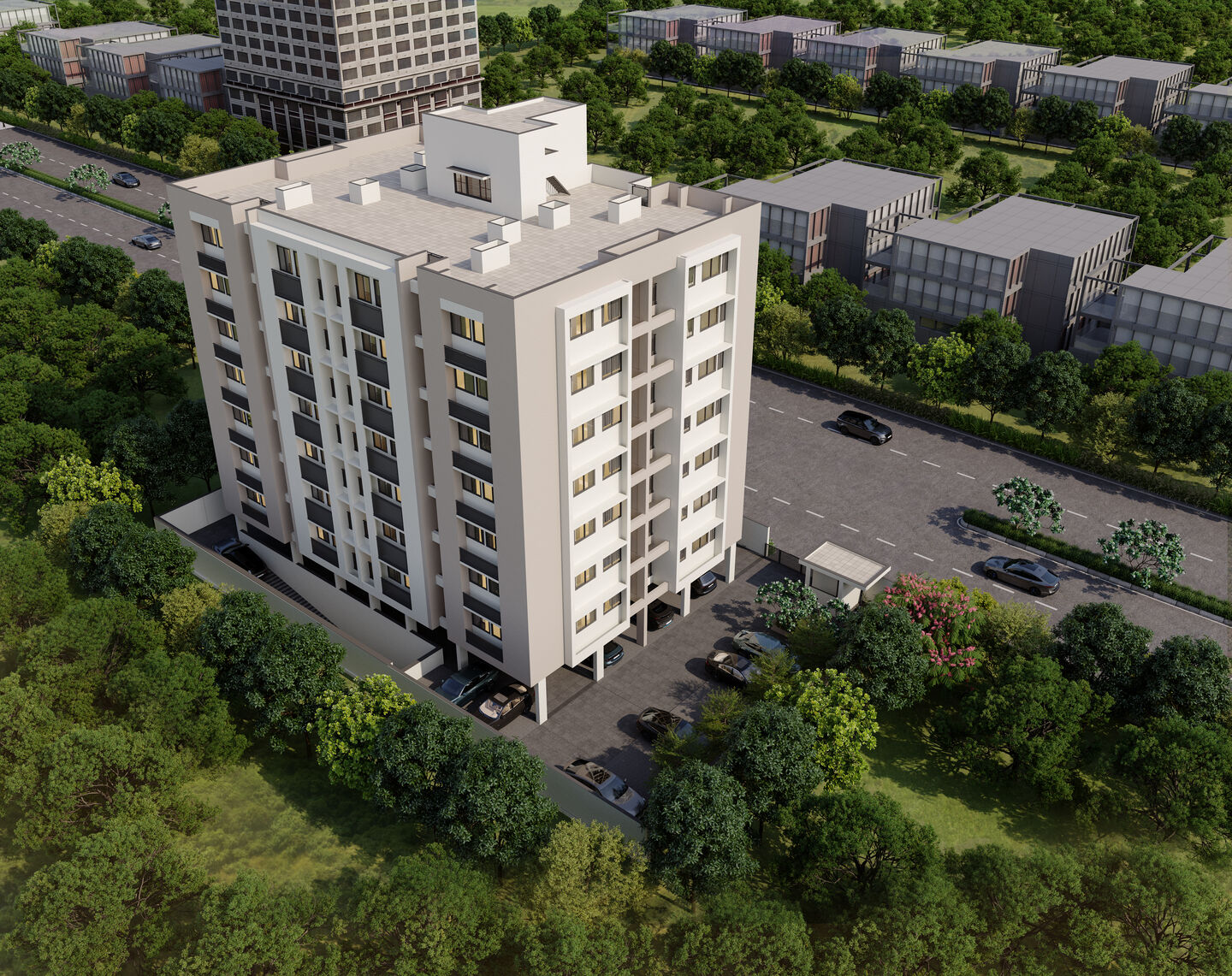 Shayona Icon — New Judges Bungalow Road, Ghatlodia, Ahmedabad
