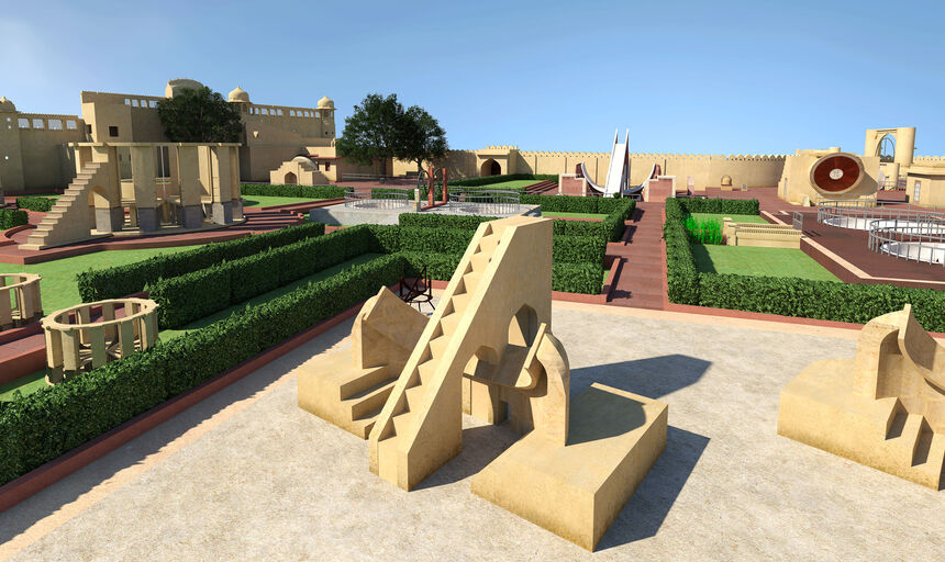 A digital model of Jantar Mantar